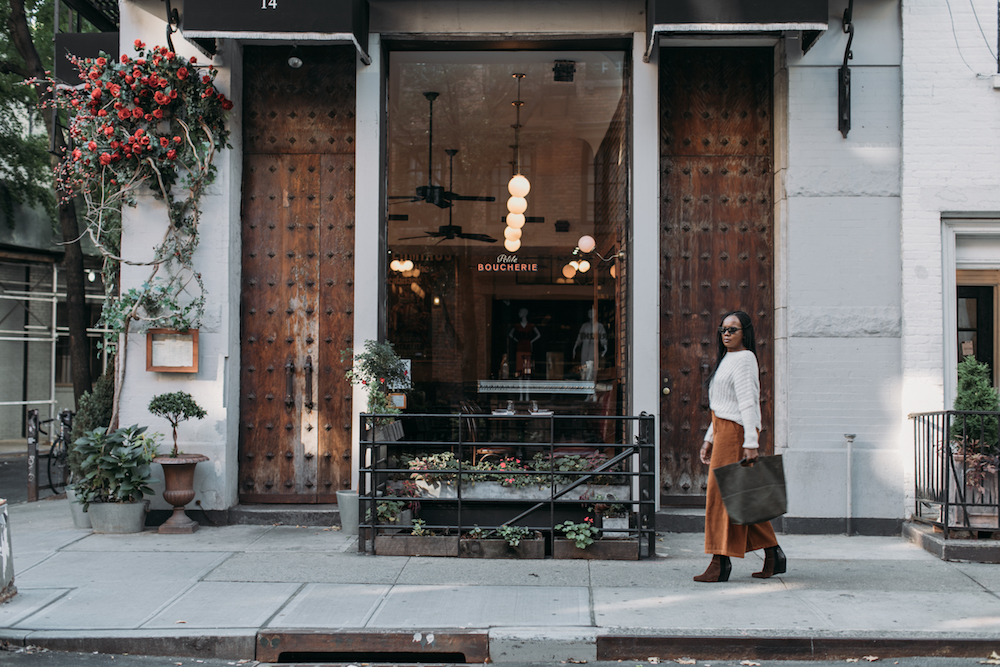 Fall Outfits, Beautiful NYC Streets, Floral Walls, Beautiful Doors