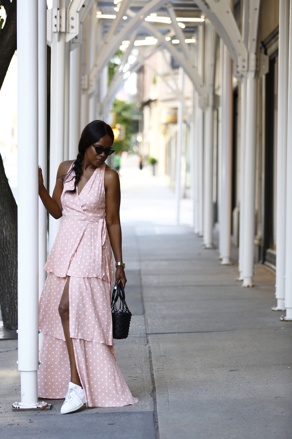 Maxi dresses, sneakers